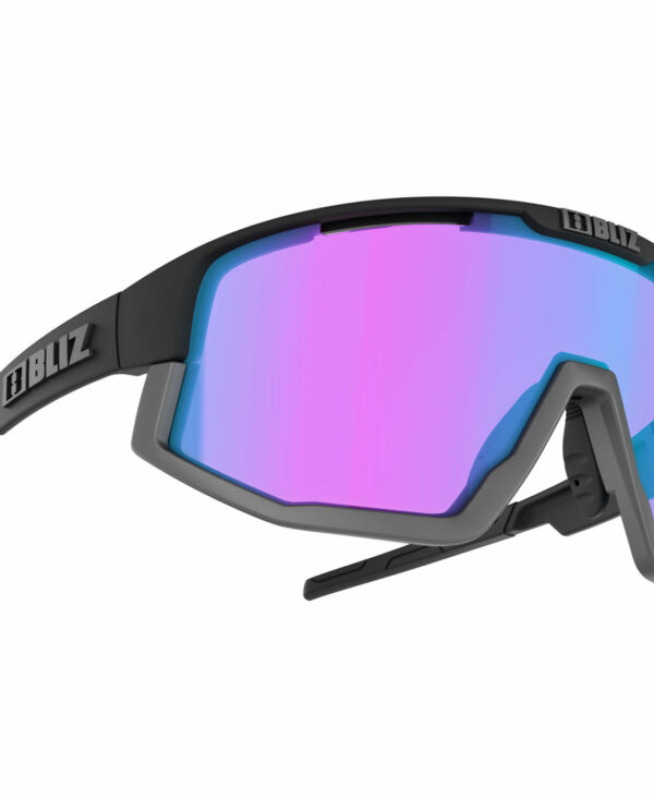 BLIZ FUSION NORDIC MATT BLACK VIOLET/BLUE 14N