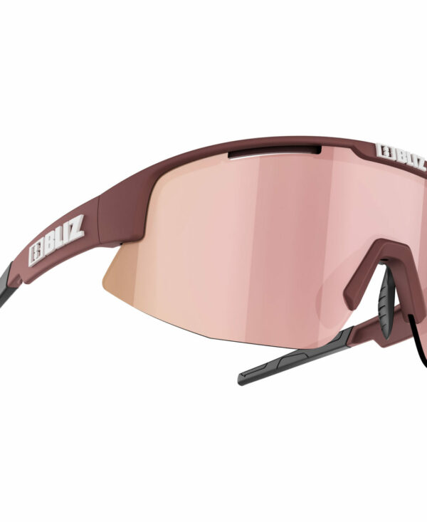 BLIZ MATRIX SMALL MATT WINE RED / BROWN WITH ROSE MULTI
